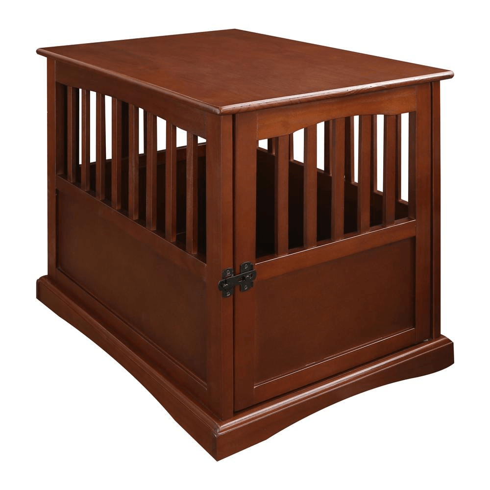 Pet Crate End Table - Walnut